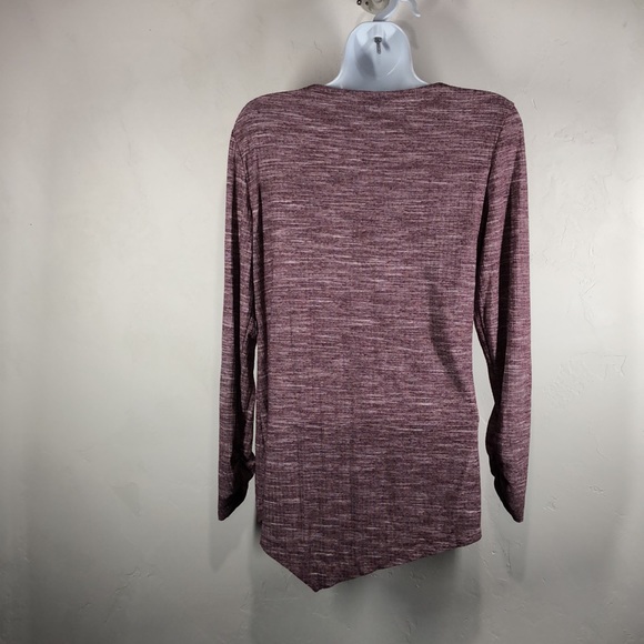 Apt 9 purple space dye long sleeve top size small - Picture 7 of 11
